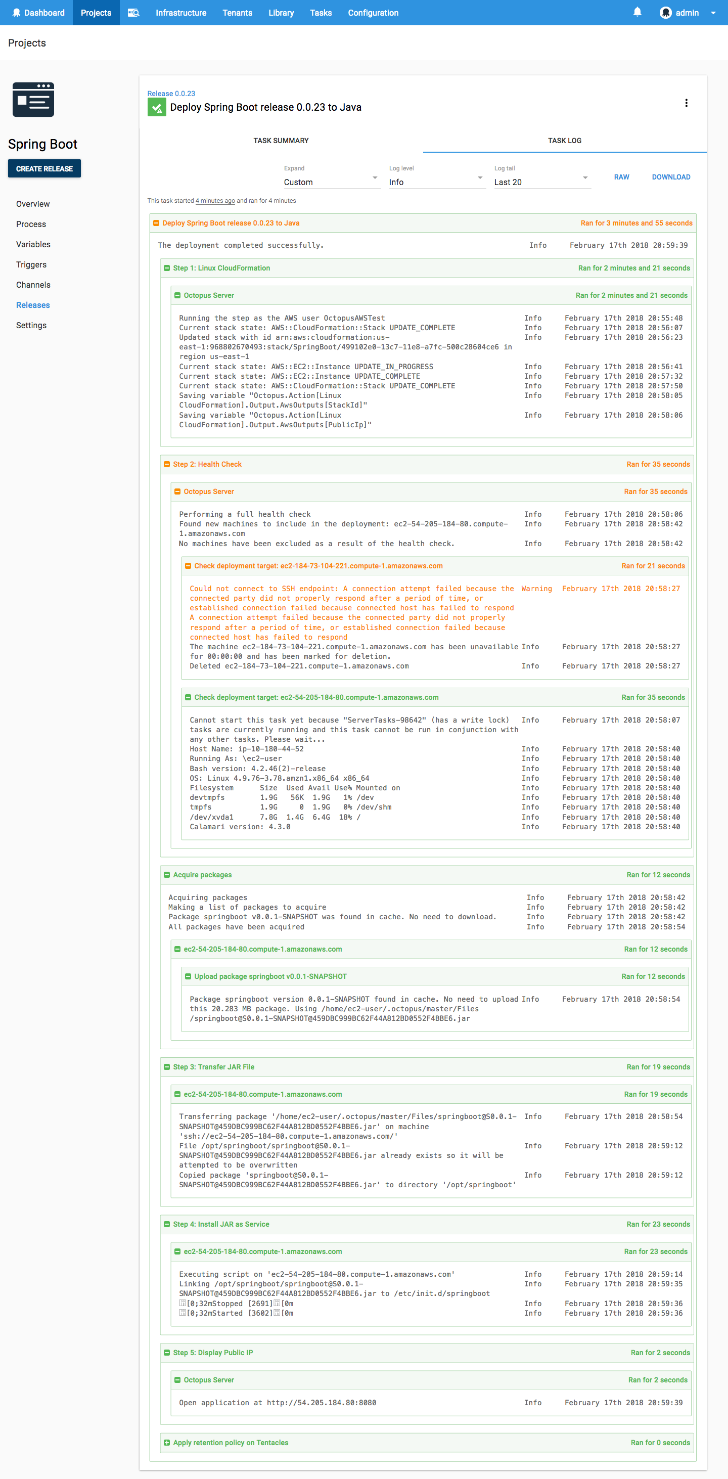 CloudFormation Output
