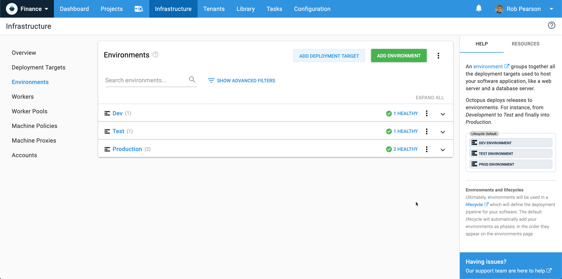 The Octopus Help Sidebar