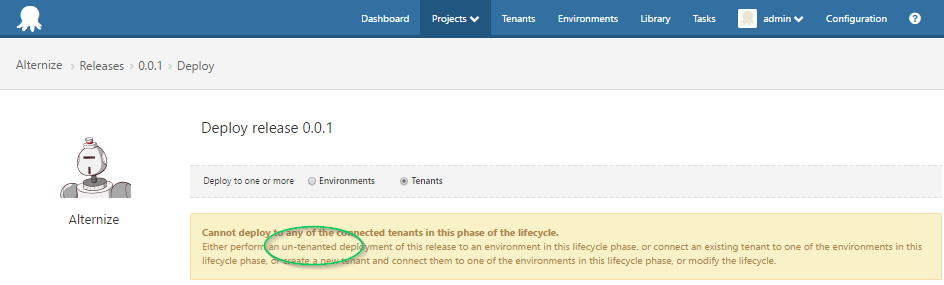 Octopus Deploy release note