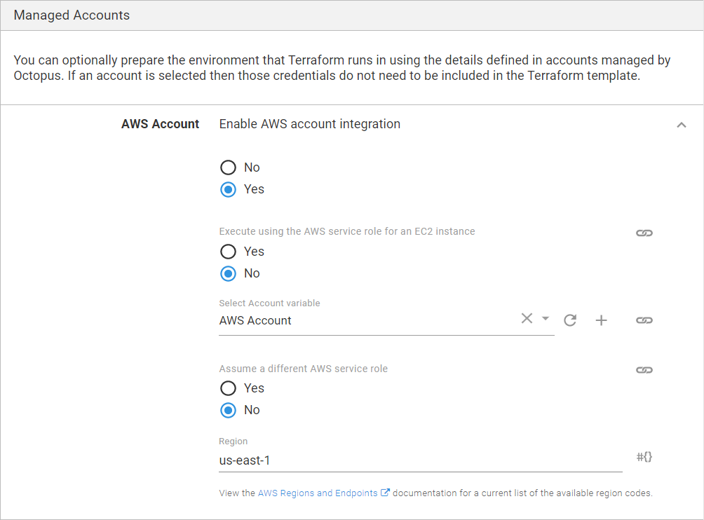 Step Managed Accounts Section