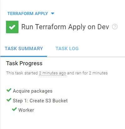 Successful Runbook Run