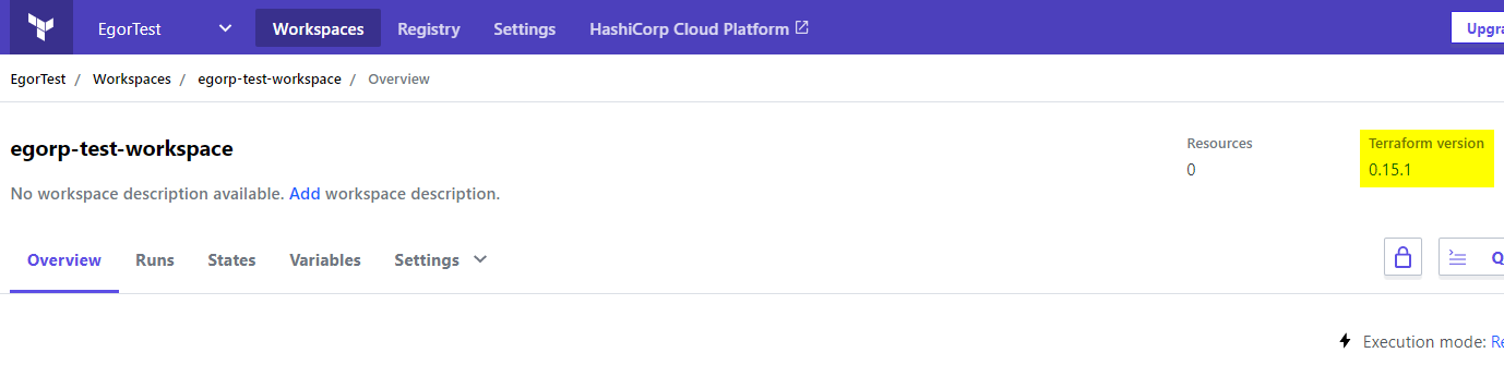 Terraform Version Selector