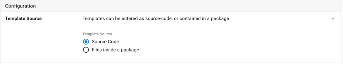 Code Editor or Package Selector