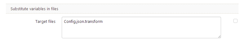 Variable Configuration in Octopus Deploy