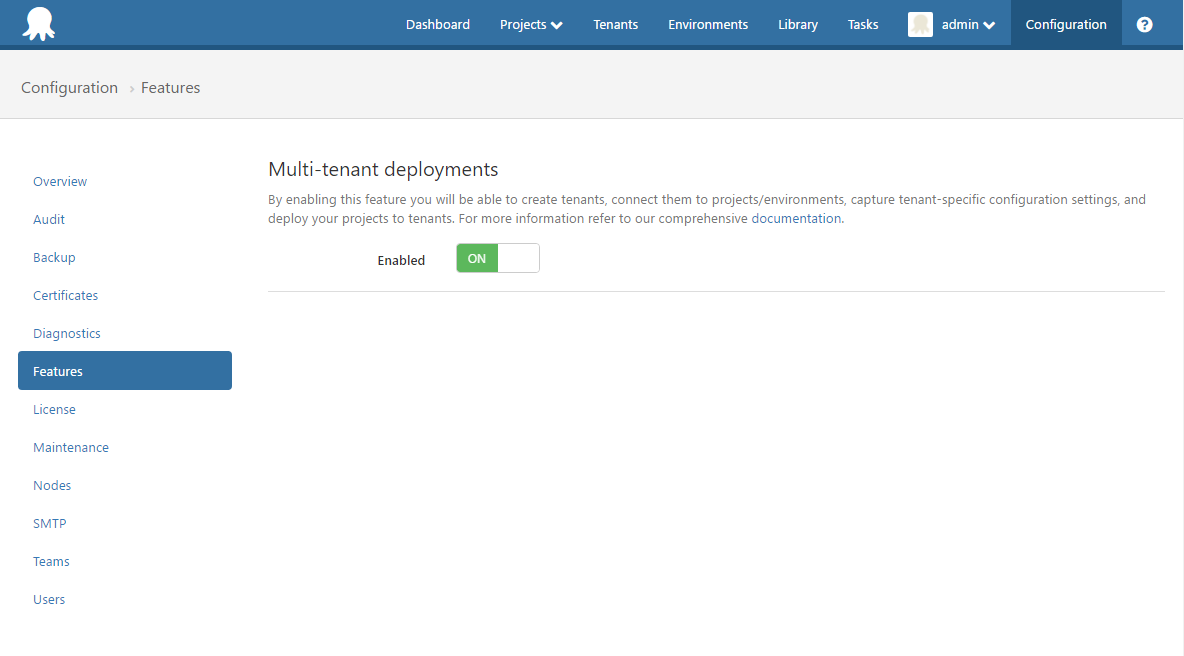 Octopus Deploy Multi-tenant deployments